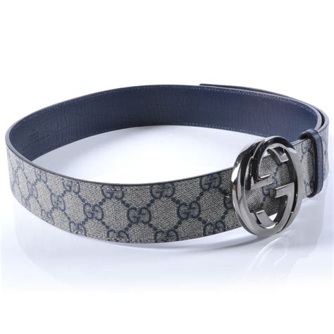 navy blue gucci belt|gg symbol belt.